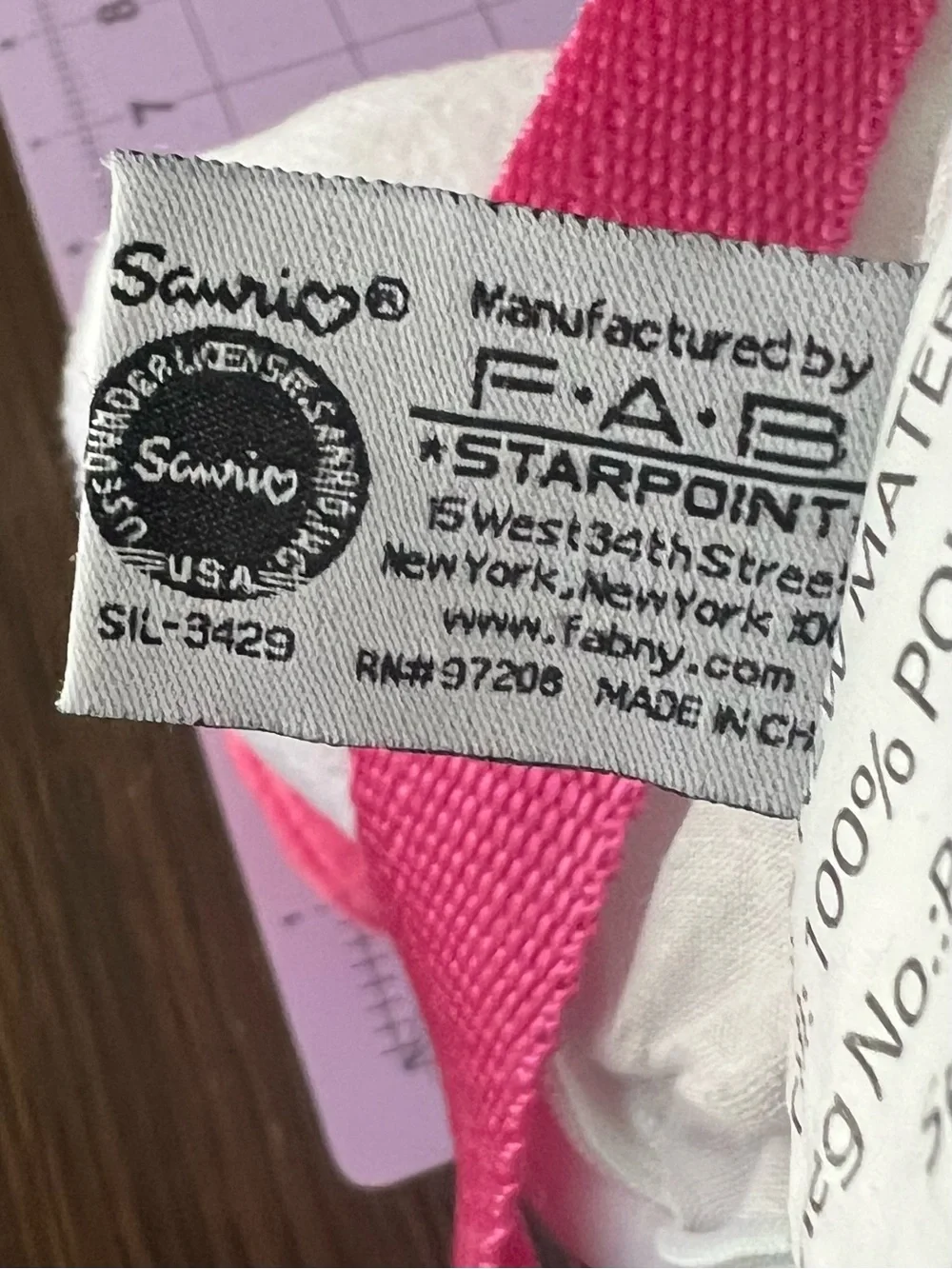 Hello Kitty by Sanrio Plush Backpack Pink Ballerina 2011 FAB Starpoint Y2K